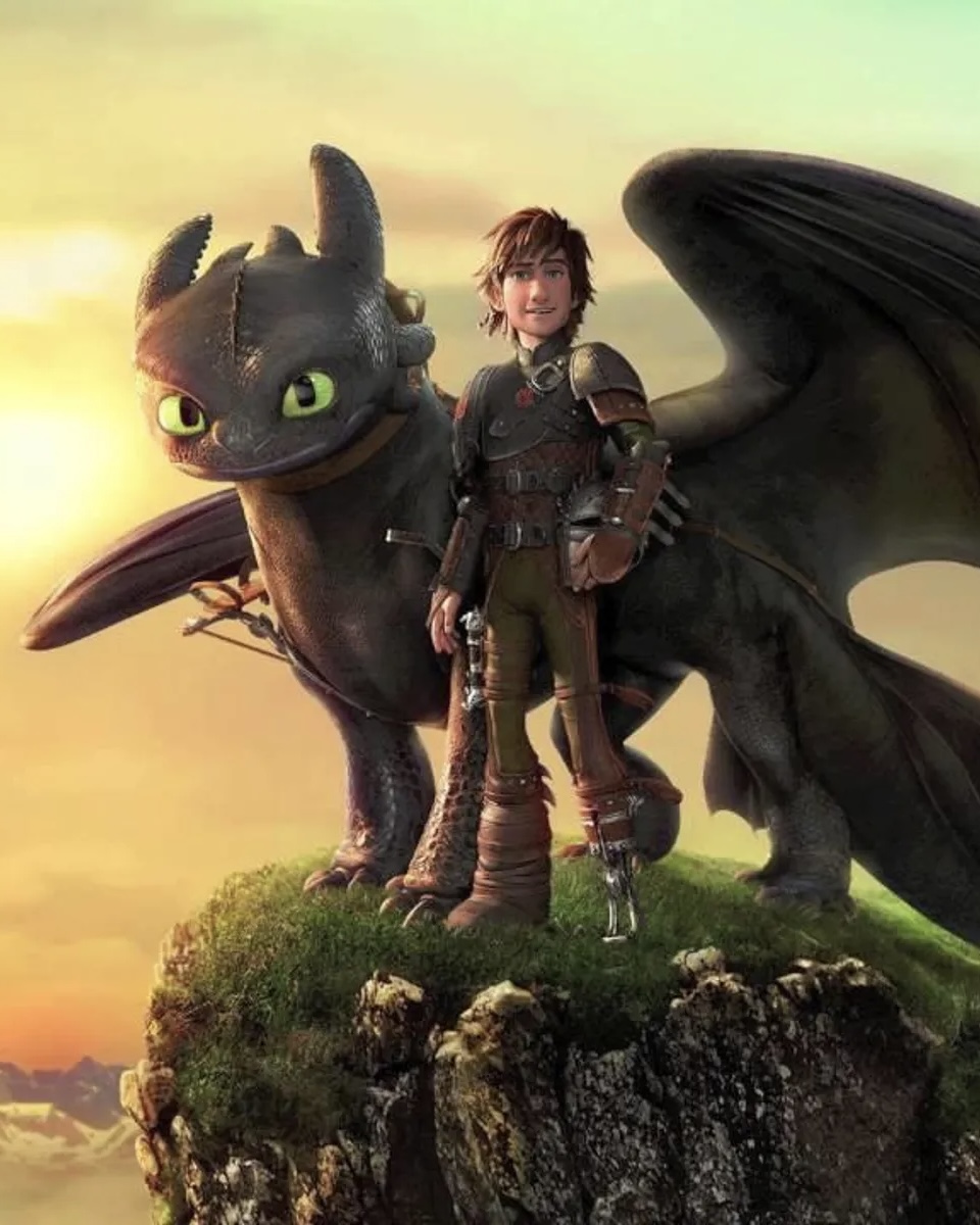 Toothless and Hiccup