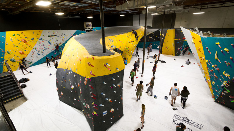 Indoor climbing gym